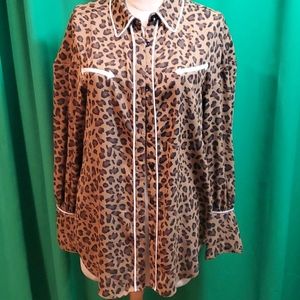Leopard blouse